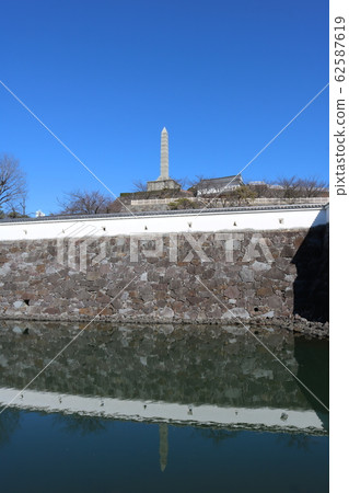 ■甲府城堡■舞鶴城公園■陽光■山梨縣■冬天 ■甲府城堡■舞鶴城公園■陽光■山梨縣■冬天 62587619