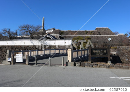 ■甲府城堡■舞鶴城公園■陽光■山梨縣■冬天 62587910