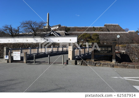 ■甲府城堡■舞鶴城公園■陽光■山梨縣■冬天 62587914