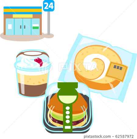 Convenience store dessert 62587972