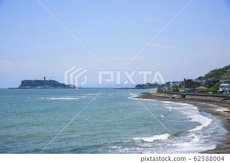 鎌倉稻村崎從江之島的景色 62588004