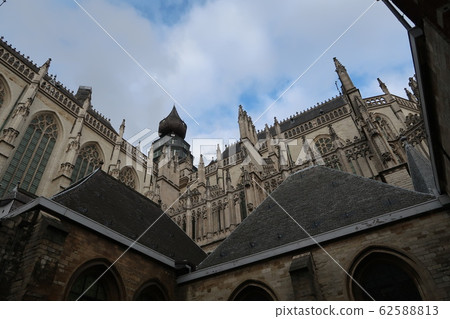 Notre Dame Cathedral courtyard Notre Dame Cathedral courtyard 62588813