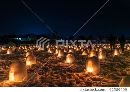 Japanese winter Akita Yokote kamakura 62589409