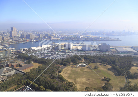 Scenery seen from Chiba Port Tower Sunny day 62589573