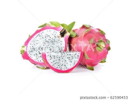 Dragon fruit isolated on white background 62590453