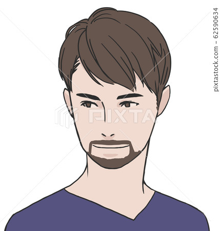 大鬍子男人像一個酷男演員 62590634