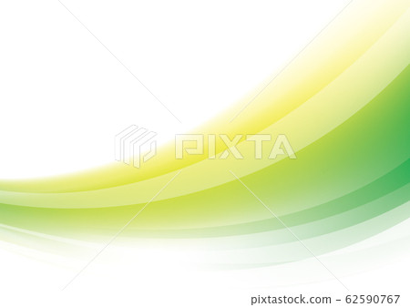 Abstract curve background yellow and green - Stock Illustration ...