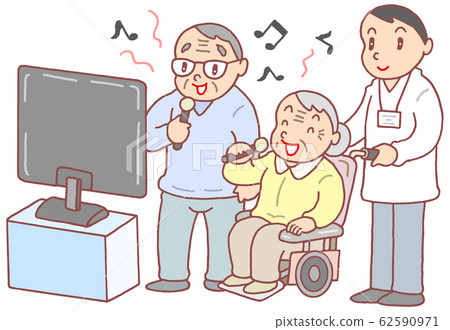 Nursing facility recreation and karaoke competition 62590971