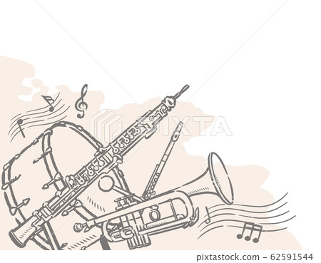 樂團樂器主題背景素材 樂團樂器主題背景素材 62591544