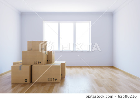 moving boxes at a new home moving boxes at a new home 62596210