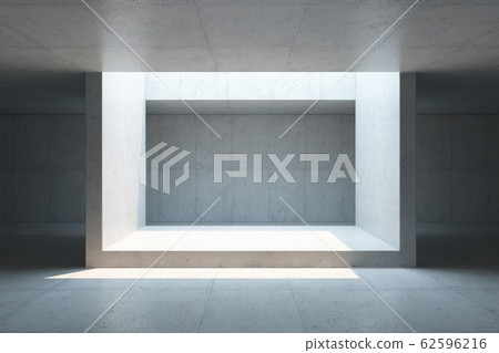 blank concrete space interior, 3d rendering blank concrete space interior, 3d rendering 62596216