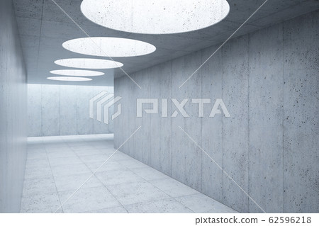 blank concrete space interior, 3d rendering blank concrete space interior, 3d rendering 62596218