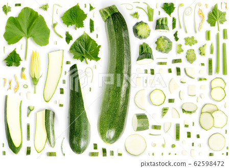 Zucchini Collection Abstract 62598472