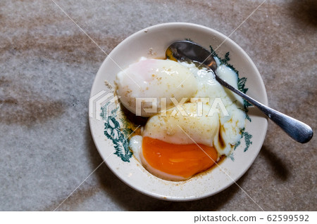Half boiled eggs, nutritious and  popular Chinese 62599592