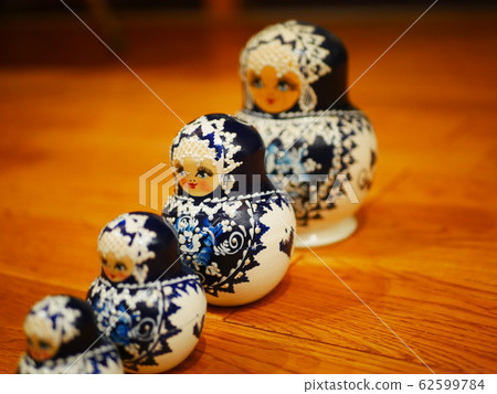 Russian traditional folk art Matryoshka doll 62599784