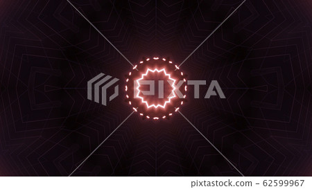 3d illustration background wallpaper of abstract geometry star pattern design, 3d rendering graphic artwork of stylish decorative abstract flower 62599967