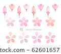 Cherry blossom flower simple illustration 62601657
