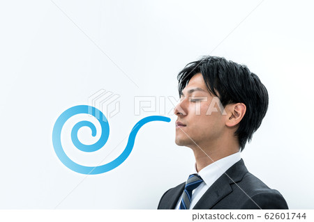 deep breath, breath, respiration 62601744