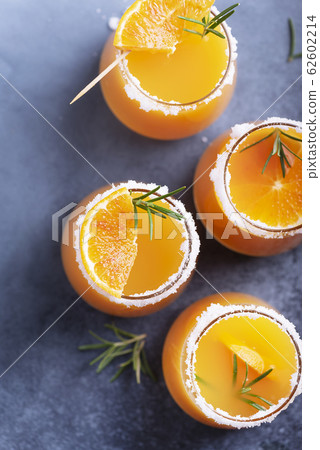 Glasses of orange juice Glasses of orange juice 62602214