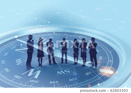 azimuths, point of the compass, direction magnetic needle 62603303