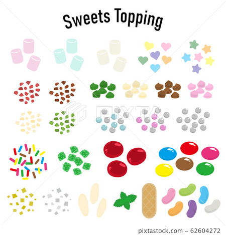 糖果打頂的插圖 62604272