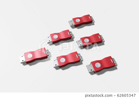 USB memory (3DCG: white background) USB memory (3DCG: white background) 62605347