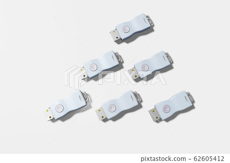 USB memory (3DCG: white background) USB memory (3DCG: white background) 62605412