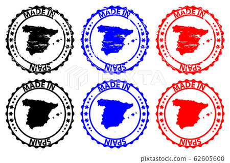 Made in Spain rubber stamp 62605600