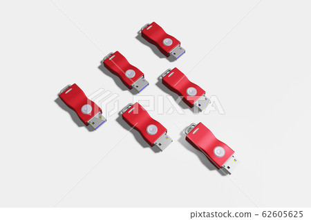 USB memory (3DCG: white background) 62605625