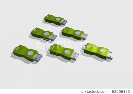 USB存儲器（3DCG：白色背景） 62606330