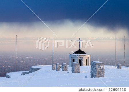 First world war memorial during storm, Italy First world war memorial during storm, Italy 62606338