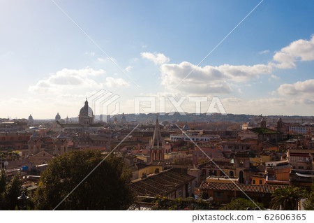 Rome aerial view, Roma. Italian landscape 62606365