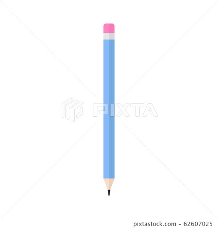 Pencil icon in flat design. Vector illustration. Pencil icon in flat design. Vector illustration. 62607025