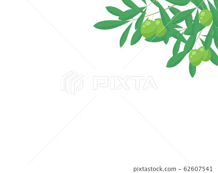 Olive frame illustration 62607541