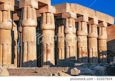 The ruins of the central temple of Amun-Ra, on the 62607604