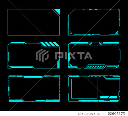 Frame set technology future interface hud . 62607675
