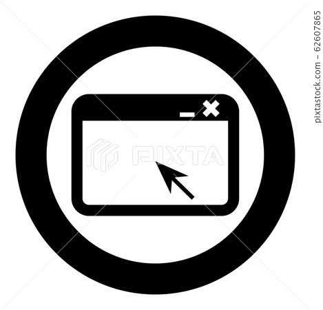 Window application with arrow Browser concept web Window application with arrow Browser concept web 62607865