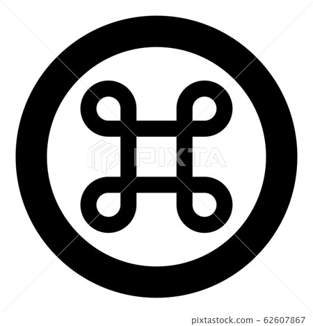 Sharp symbol Hashtag Label Tag icon in circle Sharp symbol Hashtag Label Tag icon in circle 62607867