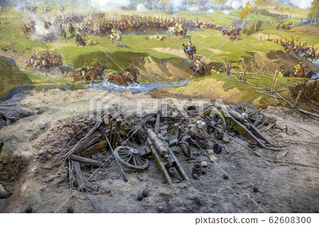 Panorama of the Battle of Borodino by artist Franz Panorama of the Battle of Borodino by artist Franz 62608300