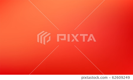 Vermilion colored abstract gradient mesh 62609249