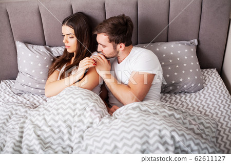Unhappy Married Couple and Sexual Problems Concept Unhappy Married Couple and Sexual Problems Concept 62611127