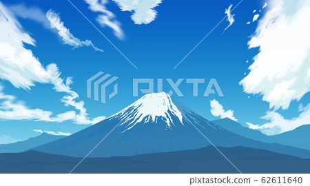 Mount Fuji Stock Illustration 62611640 Pixta