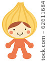 Kigurumi vegetable character onion 62611684