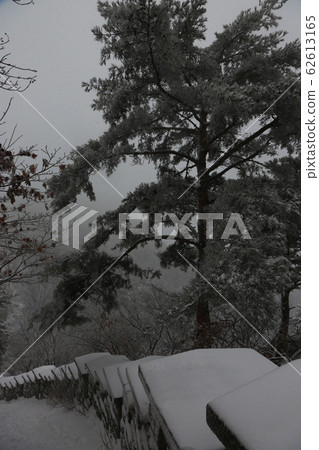 National Park. Bukhansan. Fortress Trail. Snow Scenery 62613165