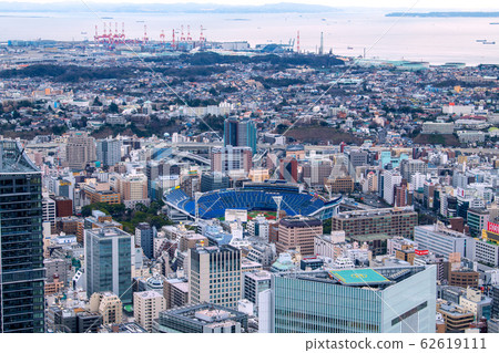 日本橫濱城市景觀:橫濱體育場等的景色= 2020年2月4日 日本橫濱城市景觀:橫濱體育場等的景色= 2020年2月4日 62619111