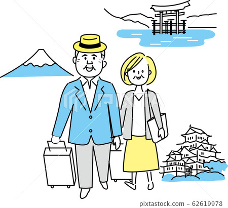 Senior couple travel 62619978