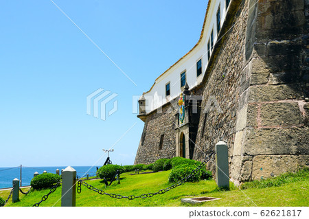 Farol da Barra, Barra Lighthouse, in Salvador, Bahia, Brazil.  62621817