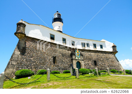 Farol da Barra, Barra Lighthouse, in Salvador, Bahia, Brazil. Farol da Barra, Barra Lighthouse, in Salvador, Bahia, Brazil. 62622066
