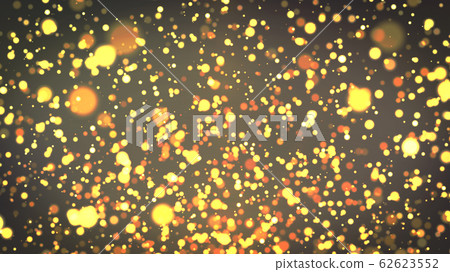 Gold particles background, dust particles with lens flare, glitter lights  62623552