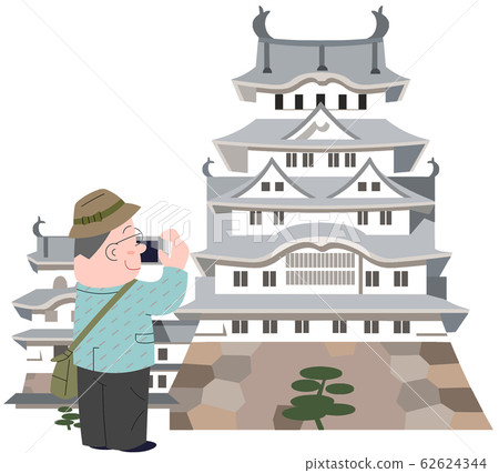 Egret Castle and Traveler Egret Castle and Traveler 62624344